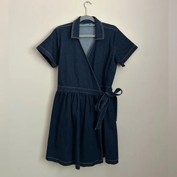 draper james denim dress Colbie Snap Front Dress in Denim – Draper James